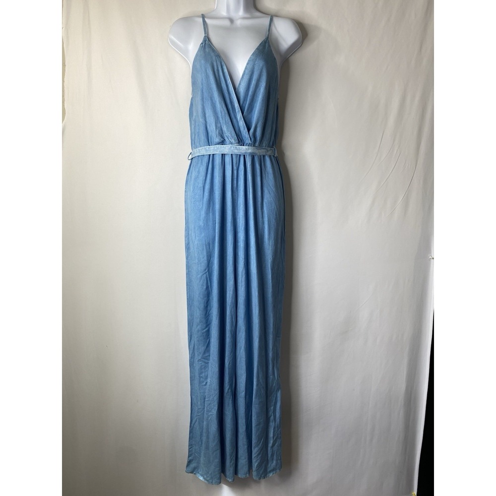 Style Envy Womens Jumpsuit Romper Size Large Wide Leg New England Coastal Sailor